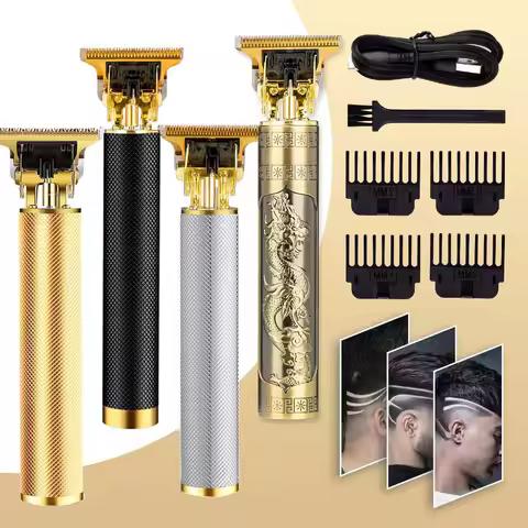 Rechargeable Hair Clipper Barber Professional Electric hair trimmer Shaver Trimmer Beard 0mm Men Hai