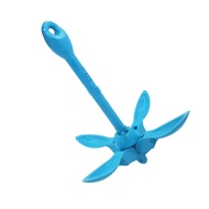 Carbon Steel Blue Three Anchor Folding Anchor Set Blue Anchor Multi-Specification Rubber Boat Fishin
