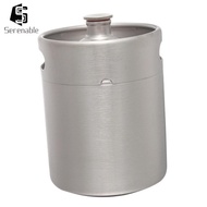 Serenable Stainless Steel Mini Keg Growler    Growlers for , Water, , , Coffee, Drinks,