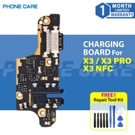 COMPATIBLE FOR XIAO MI POCOPHONE X3 / POCO X3 / POCO X3 NFC CHARGING BOARD PLUG IN MICROPHONE USB PO