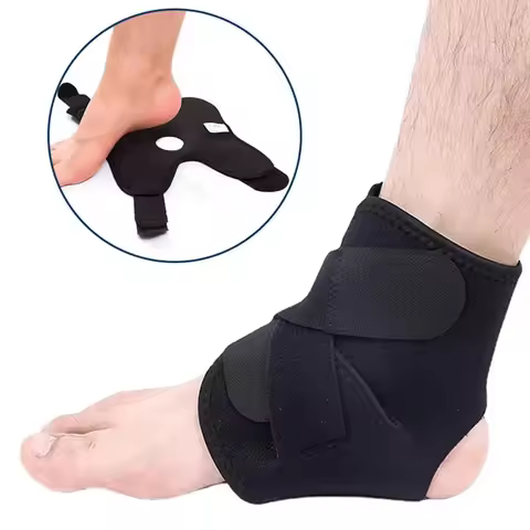 Adjustable Ankle Brace Breathable & Comfortable Elastic Foot Ankle Tendon Support Sleeve Volleyball 