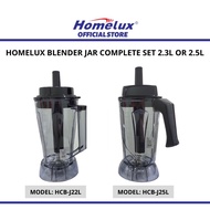 Mk.Wares(HCB-J22L/HCB-J25L&HCB-JDRY16L)HOMELUX COMMERCIAL BLENDER JAR COMPLETE SET 1.6L/2.2Ltr&2.5LT