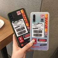 💥Ready Stock💥DHL Express Lable Case Xiaomi CC9E Redmi NOTE 7 8 OPPO A31 2020 A91 R9S NOVA 2