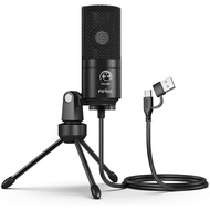 FIFINE USB Microphone, Condenser Microphone, PC Microphone, Internet Calling, Game Distribution, Wor