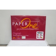 A4 HVS PAPER, 100 sheets, 100 gr, 100 gsm, 100gsm, 100 grams, PAPER ONE, 100 pieces