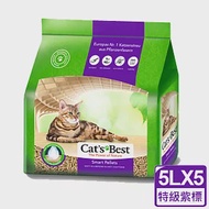 【德國凱優Cat’s Best 】紫標-特級凝結木屑砂【5LX5 入】