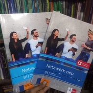 German language learning book netzwerk neu B1 kursbuch and umbungsbuch full color