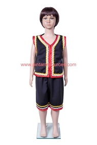 READY STOCK Kids Children Sarawak Iban Dayak Bidayuh Traditional Costume Pakaian Borneo Tradisional 