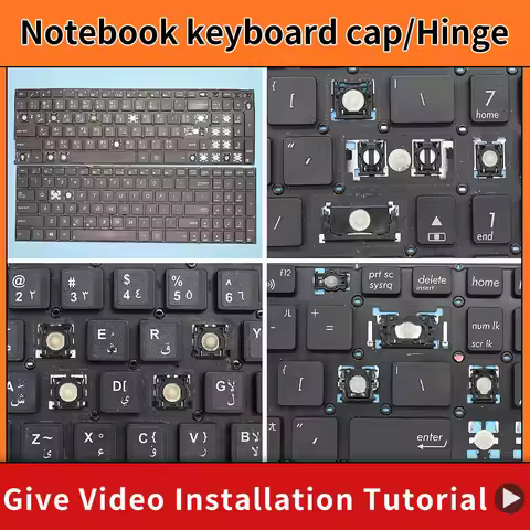 Replacement Keycap Key cap Hinge for ASUS X550V X550 Y581C F550L A550J R510j K550J X552E X552C X552E