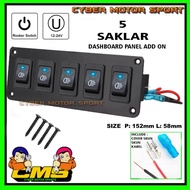 Box tempat sekring dan relay mobil universal. tempat sekring relay.