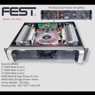 Power Amplifier Fest XO 2000 3600Watt 8ohm XO2000