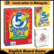 Board Game 5 Second Rule Junior/ Uncensored  Just Spin it Out Family Game Funny Toy