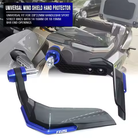 Fit For FZ-25 FZ25 FZ 25 2017-2023 2024 Motorcycle Handguard Shield Hand Guard Protector Windshield 