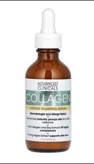 ADVANCED  CLINICALS COLLAGEN INSTANT PLUMPING SERUM