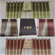 Blakaot curtains motif 85% (CH8)(14 rings)(16 rings)Plain curtains (7 bubbles)(8 waves)