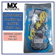 MITSUBISHI PAJERO CANTER FB511 2.8 ( 4M40 4M40T ENGINE ) ENGINE HEAD TOP / FULL OVERHAUL GASKET SET