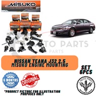 NISSAN TEANA J32 2.0 / 2.5 100% ORIGINAL MISUKO ENGINE MOUNTING (SET 6PCS 2.5CC) (SET 4PCS 2.0CC)