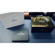 （送贈品區） 全新 TITONI瑞士梅花 SEASCOPER 600 錶盒 完整盒單 保卡齊全