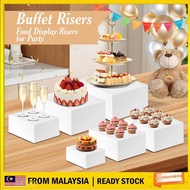 6Pcs Acrylic Display Stands, Dessert Table Display Set, Acrylic Cube Display