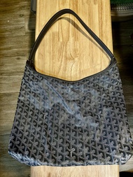 GOYARD grey hobo bag