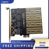 PCIe เป็น M2อะแดปเตอร์ PCI Express X1 3.0 4พอร์ต B คีย์ M.2อะแดปเตอร์ SSD NGFF SATA