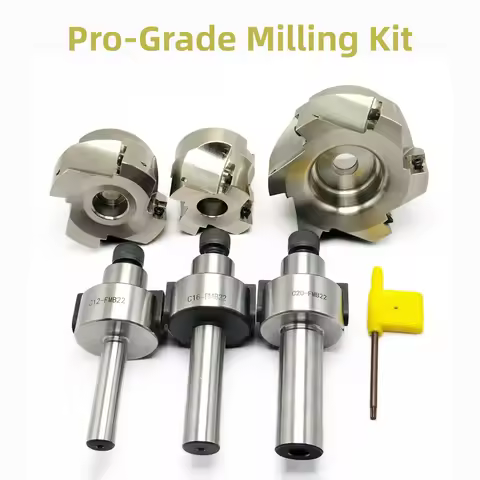 1set C12 C16 C20 FMB22 Tool Holder+ BAP400R Face Milling Cutter head BAP400R 50mm 63mm 80mm + 10PCS 