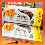 Chà Là Nguyên Cành Sanwan Deglet Nour Tunisia hộp 500g - Sấy khô tự nhiên