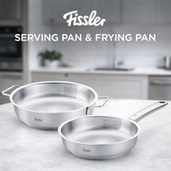 Fissler Pure Stainless Steel Cookware Frying Pan 20 24 28cm Gas Induction Oven Safe Germany Japan