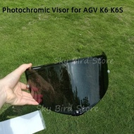 Photochromic Visor For AGV K6 K6S Helmet Glasses Screen Shield Viewfinder Windshield Glass