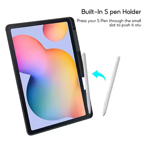 TBTIC For Samsung Tab Case S6 Lite P620 P625 2024 P613 P619 P610 P615 10.4 with Pencil Holder Slot