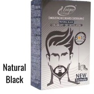 MENS BEARD HAIR DARKENING SHAMPOO UNIQUE IN NATURAL BLACK