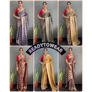 Readymade lehriya jequrd saree