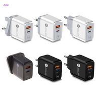 DOU Universal Quick Charge 3.0 PD USB Charger 20w Type C Fast Charger Mobile Phone Charger Power Ada