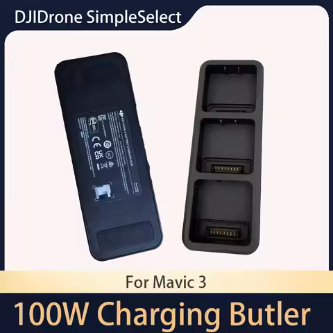 Original 100W Battery Charging Hub for Mavic 3 3-Bay Smart Charger Sequential Charging Repair Access