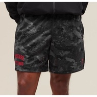 [100% Original] Gymshark Lifting Mesh 7’ Regular Fit Camo Grey S