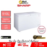 Sharp 510L Chest Freezer SJC518 | Peti Sejuk Beku