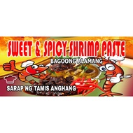 STICKER LABELS FOR SWEET AND SPICY SHRIMP PASTE (BAGOONG ALAMANG) NOT CUSTOMIZED