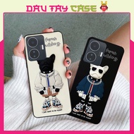 Vivo Y55 4G / 5G 2022 bearbrick Case, Fashionable Dog