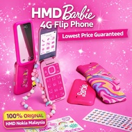 [ ORIGINAL ] HMD Barbie phone 4G Feature Phone Bluetooth 5.0 FM Radio Dual SIM Camera 1450mAh Better