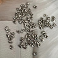 银色花生串珠3x6 Silver Peanut Beads 3x6
