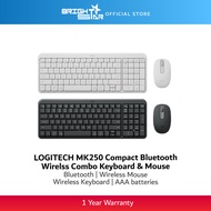 LOGITECH MK250 Compact Wireless Combo Keyboard & Mouse - Graphite | Off-White