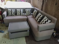 Sofa sudut yasmin minimalis / kursi sofa model sudut minimalis full busa