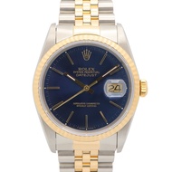 【二手】ROLEXDatejust R 字頭 16233 BL/BA K18（黃金）不鏽鋼男士腕錶