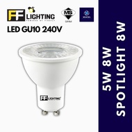 FFL LED GU10 BULB 5W/8W DAY LIGHT/WARM WHITE FF LIGHTING GU10 LED BULB EYEBALL BULB SPOTLIGHT BULB