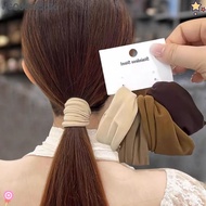 HGOUGV656Z6 4Pcs/Set Hair Bands, Elastic Widen Women's Scrunchie, Fashion Solid Hair Accessories Hig