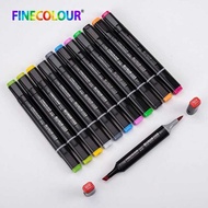 480 Color Finecolour Dual Head Markers Oily Alcoholic Sketch Marker Soft Brush Pen Art Supplies For 