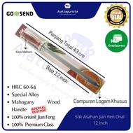 TERMURAH JIAN FENG STIK PENGASAH PISAU ASAHAN KNIFE SHARPENING GRINDING STICK BAJA OVAL BULAT SPECIA