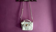 Tas Kulit Second/Pre-Loved (Import) - White Lily