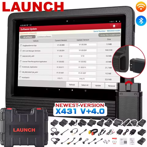 [Clearance sale] LAUNCH X431 V PRO 4.0 Bidirectional Scan Tool ,Online Coding &38+ Reset,Full System