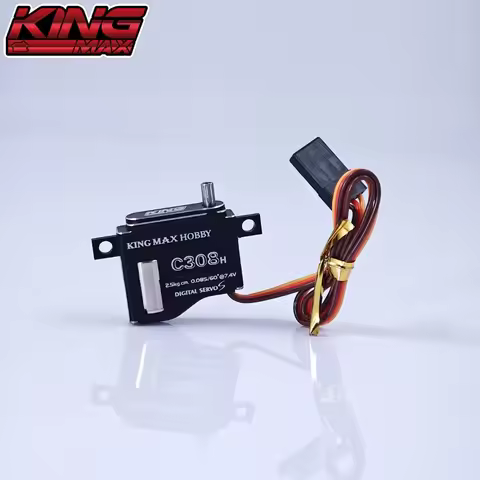 Kingmax C308 C308H 8g 2.5kg C410 C410H 9g 4.2kg Digital Metal Gear Wing Servo 6mm Thin CNC 2BB For R